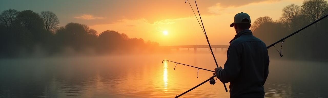 Sunrise fishing on the Thames – rods, reels, and river mist